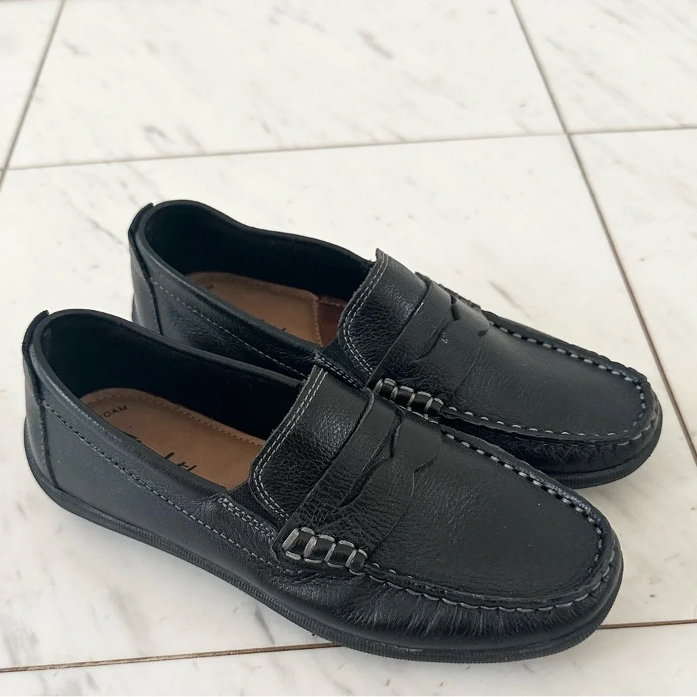 Flag LTD Boys Turbo Leather Penny Driver Loafers